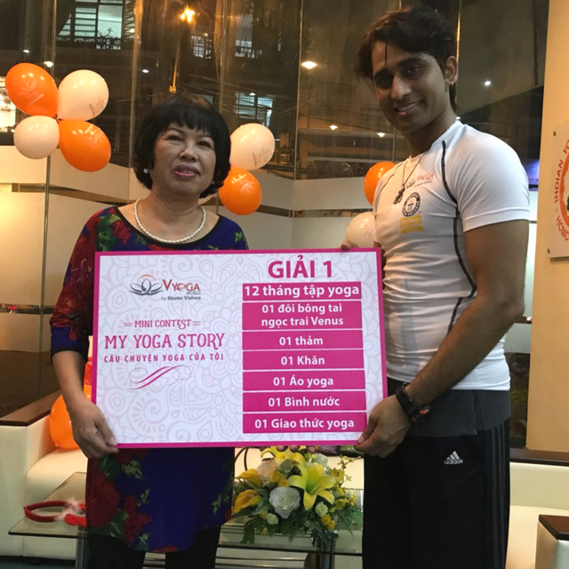 trao giải cuộc thi my yoga story